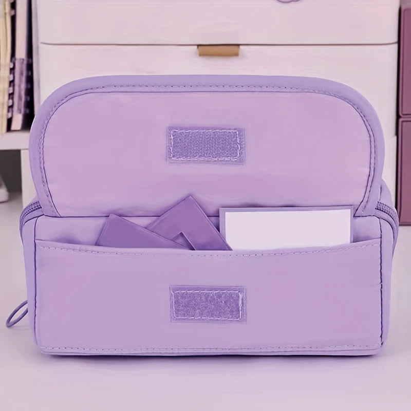 Pencil Case Organizer  Large Capacity Multi-Compartment Desktop Storage for School & Office Supplies School Cases Pouch Big