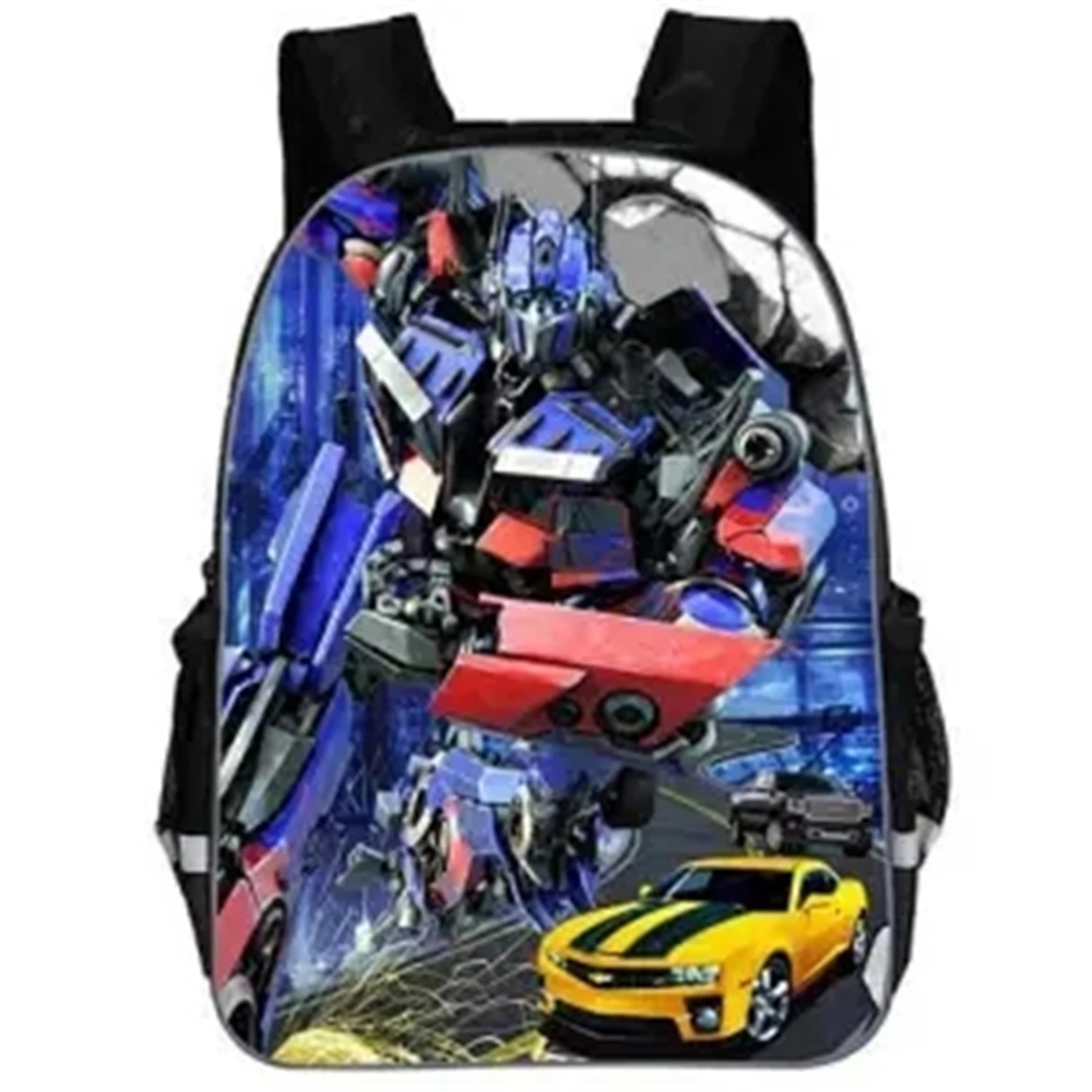 Kids T-Transformers Optimus P-Prime Backpack-Boys Back to School Bookbag-Lightweight Casual Daypack for Student
