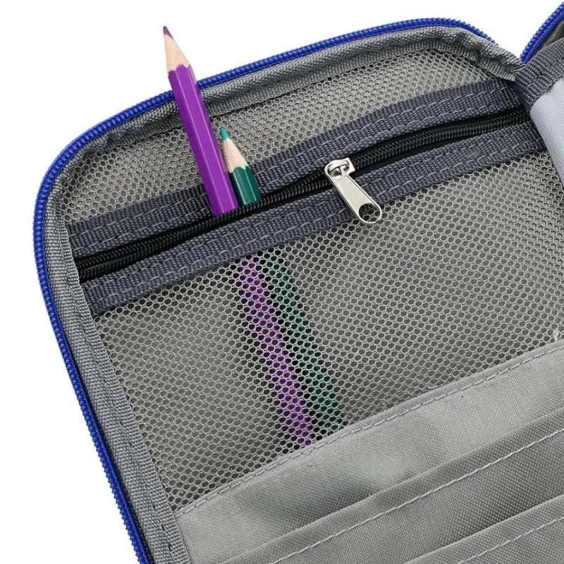 Pencil Case, 72 Slots Multifunctional Large Capacity Pencil Case Pencil Pouch with Zipper Inner Pocket for Small Accessories