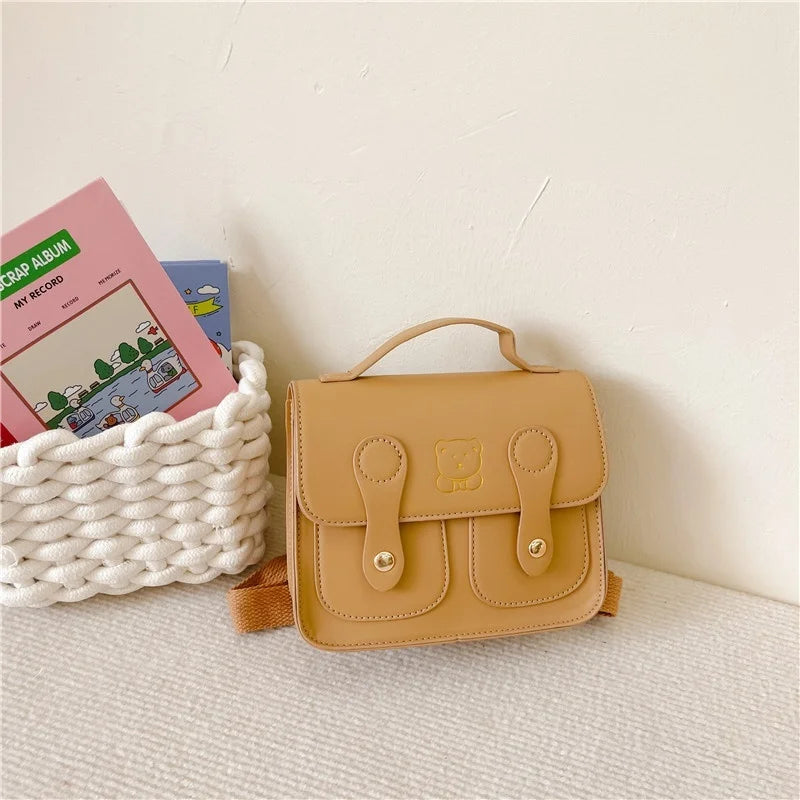 Kids Schoolbag Simple Korean Kindergarten Boys and Girls Baby 3-6 Years College Wind Cute Backpack Hundreds of Kids Shoulder Bag