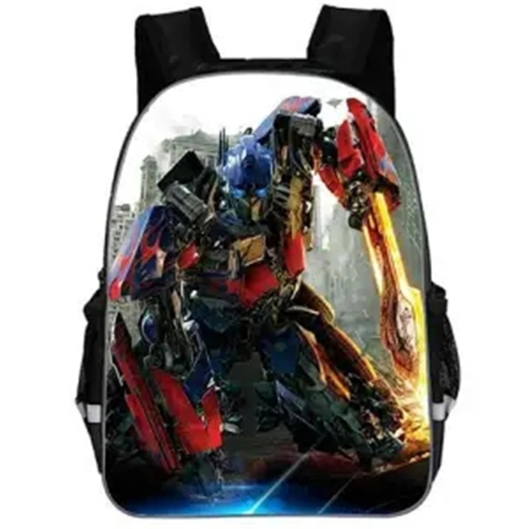 Kids T-Transformers Optimus P-Prime Backpack-Boys Back to School Bookbag-Lightweight Casual Daypack for Student