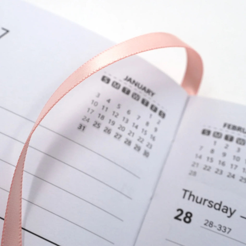 2026 2027 Floral Print Planner Weekly Monthly A5 Size 144 Pages Notebook Academic Daily Yearly Schedule Calendar Flower Design