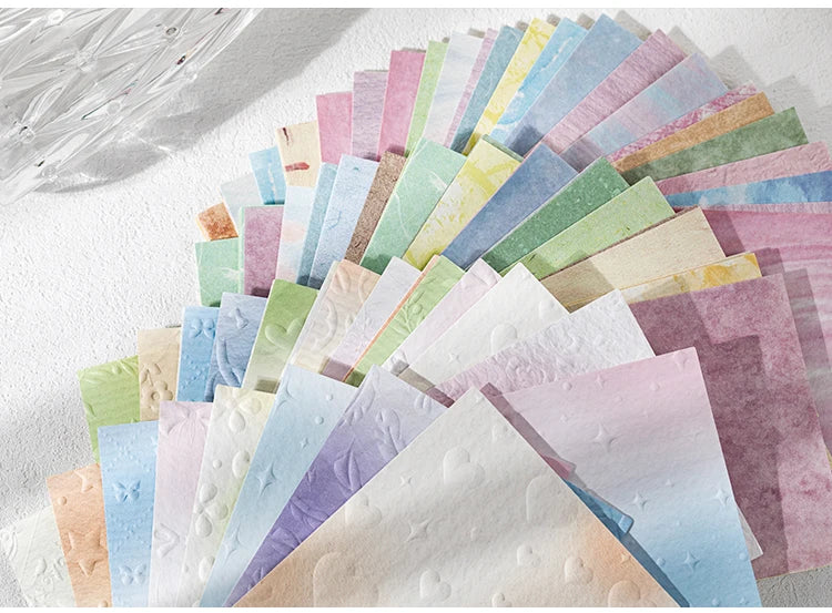23 Sheets Large Size Aesthetics Stationery School Scrapbooking Supplies Decor Material Papers Background Paper Journal Diary