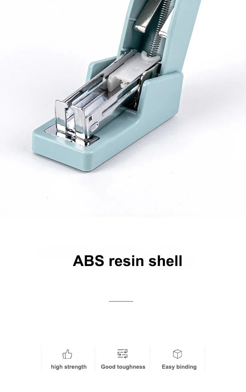 Mini Stapler Set Portable Color Paper Binding Machine Use 24/6 26/6 Staples Fashion Stationery Office Supplies