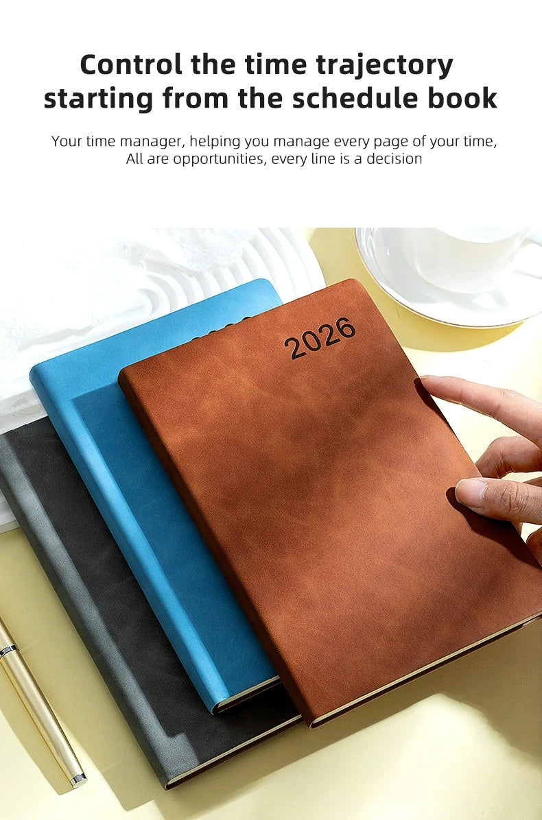 2026 Planner, Self-Discipline Calendar Planner, Weekly & Monthly Planner Layouts, 360-Page Daily Organizer,Portable Planner Book