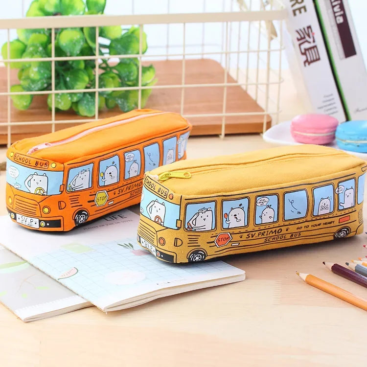 Pencil bag Creative large capacity pencil case cartoon  pencil case student pencil case stationery case school office supplies