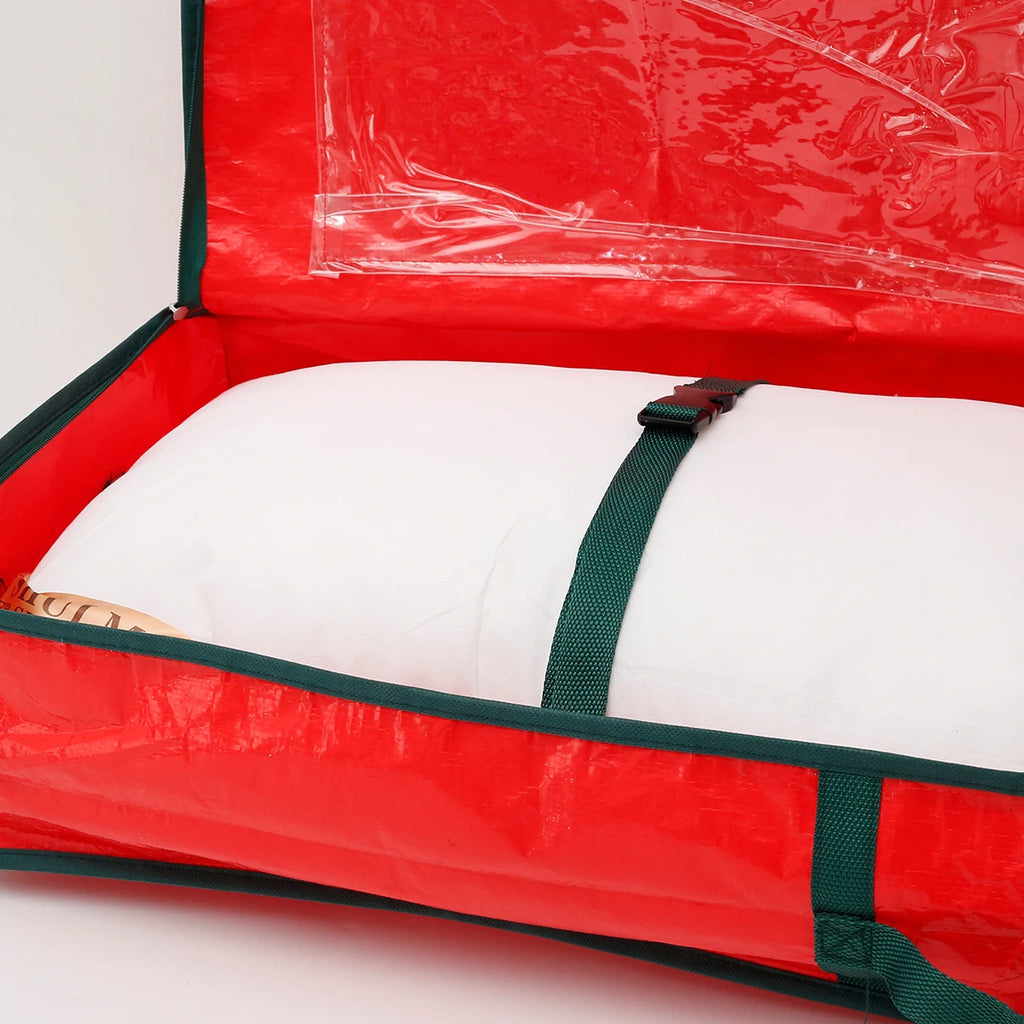 Wrapping Paper Organizer Zippered Gift Wrap Dustproof Waterproof Containers 600D Oxford Cloth Bags For Christmas Gift Large
