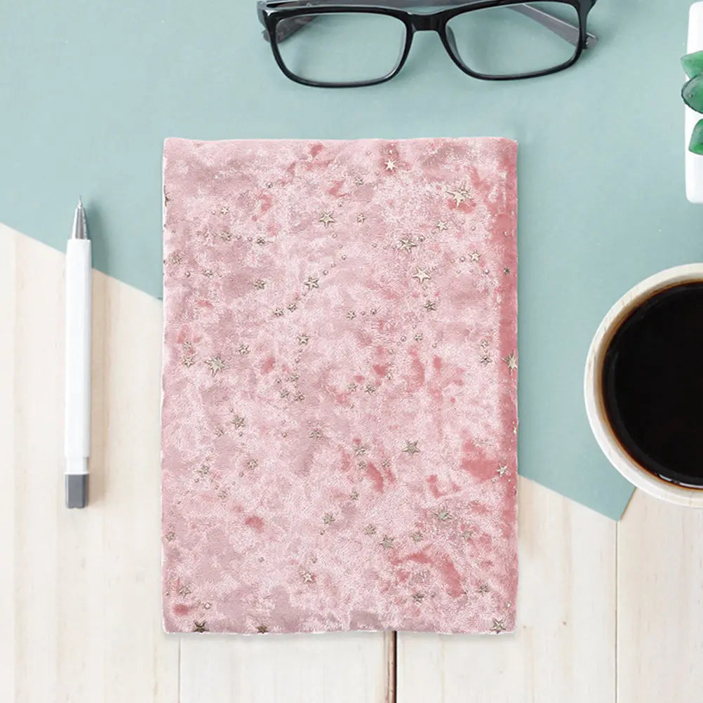 Fabric Book Cover Reusable Wear-Resistant Protector for Hardcover Textbooks Diaries Adjustable Novelty Sleeve Decoration