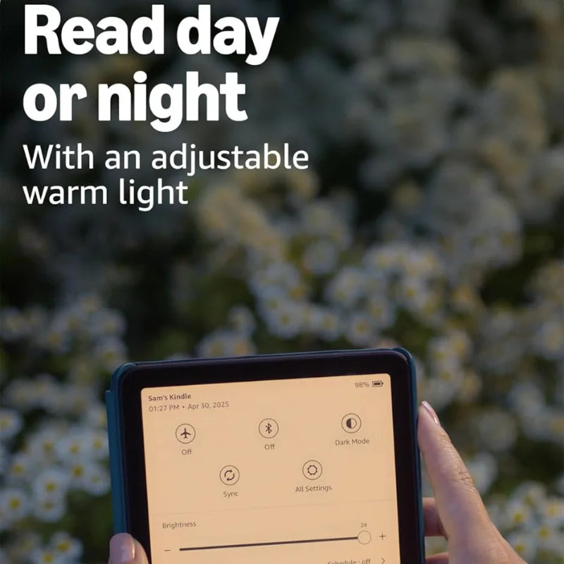Kindle Paperwhite 12th Generation 2024 E-Reader 7" 300PPI IPX8 Waterproof Dual-Color Temperature Front Light 16GB/32GB Wi-Fi