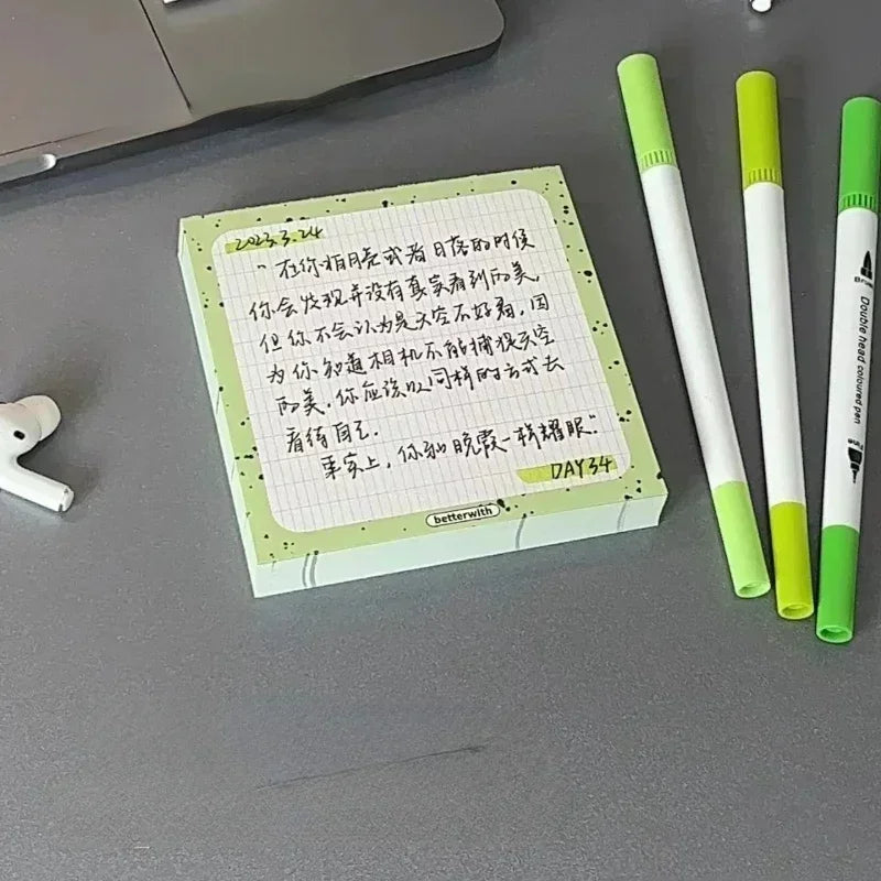 100 Pads/Pack Paper Transparent Inches Sticky Note Pads School Stationery Posted It Sticky Note Pads Planner Sticky Notes