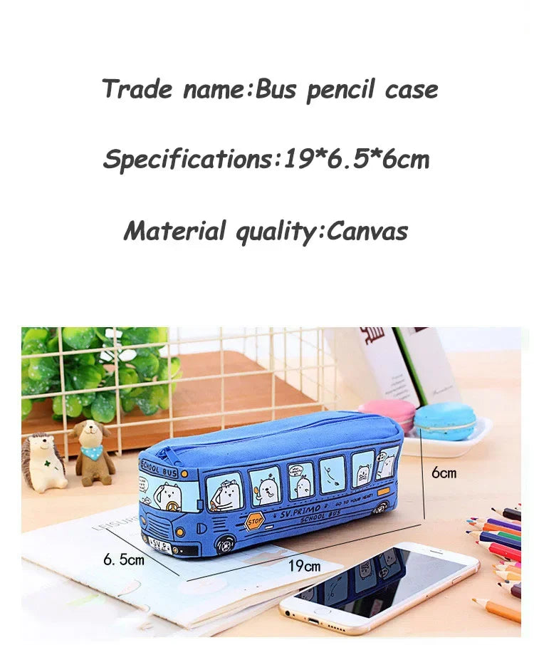 Pencil bag Creative large capacity pencil case cartoon  pencil case student pencil case stationery case school office supplies