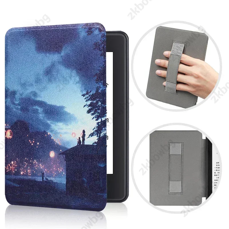 Case for Kindle Paperwhite 11th Generation 6.8 Inch 2021 Signature Edition 11th HandStrap Ebook Auto Wake Sleep M2L3EK M2L4EK
