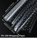 Cellophane Wrap Roll Clear Paper Wrapping Gift Transparent Basket Bags Cello Rolls Flower Baskets Packing Supplies Diy Craft