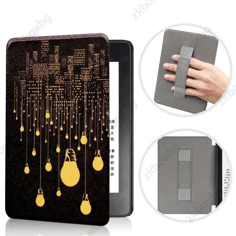 Case for Kindle Paperwhite 11th Generation 6.8 Inch 2021 Signature Edition 11th HandStrap Ebook Auto Wake Sleep M2L3EK M2L4EK