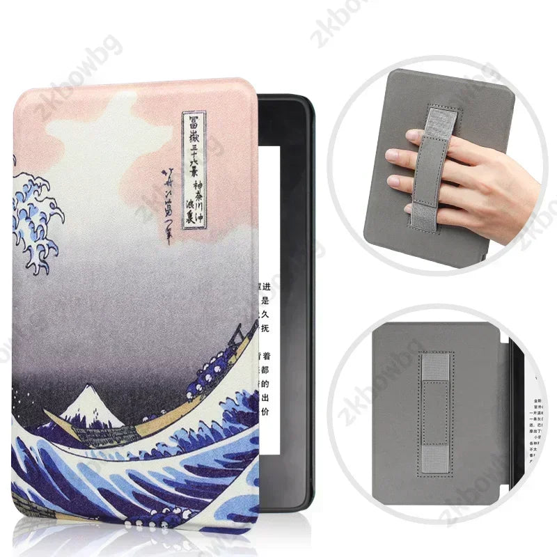 Case for Kindle Paperwhite 11th Generation 6.8 Inch 2021 Signature Edition 11th HandStrap Ebook Auto Wake Sleep M2L3EK M2L4EK