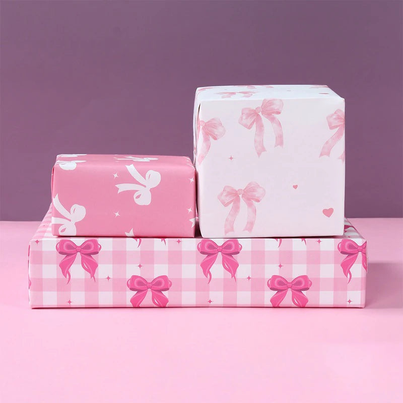 Gifts Packaging Paper Colorful Kids Birthday Wrap Craft Paper Decor Wrapping Gift Wrap Sheets For Decorative Crafts Birthday