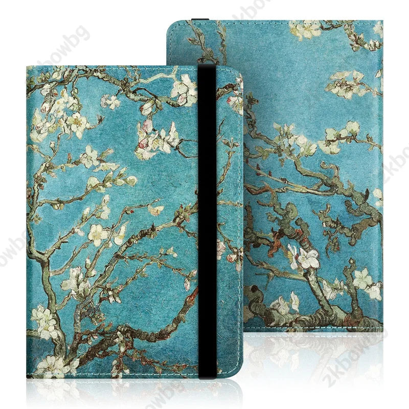 Universal Case for Kindle 4/5 E-book Reader 6" Inch Kindle Touch 2014 (Kindle 7 7th Generation) WP63GW Ebook Case Book Cover