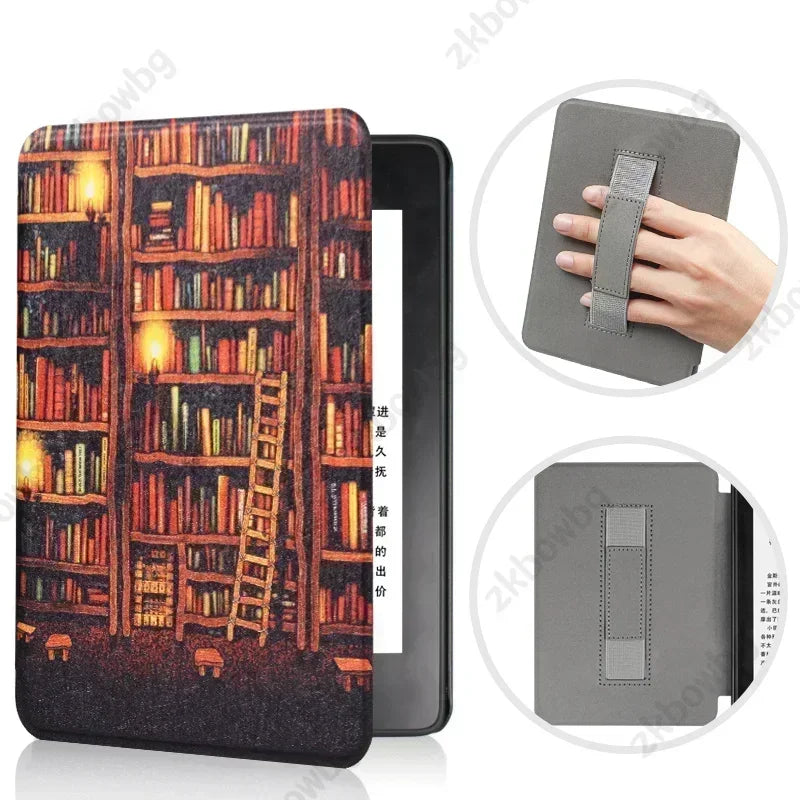 Case for Kindle Paperwhite 11th Generation 6.8 Inch 2021 Signature Edition 11th HandStrap Ebook Auto Wake Sleep M2L3EK M2L4EK