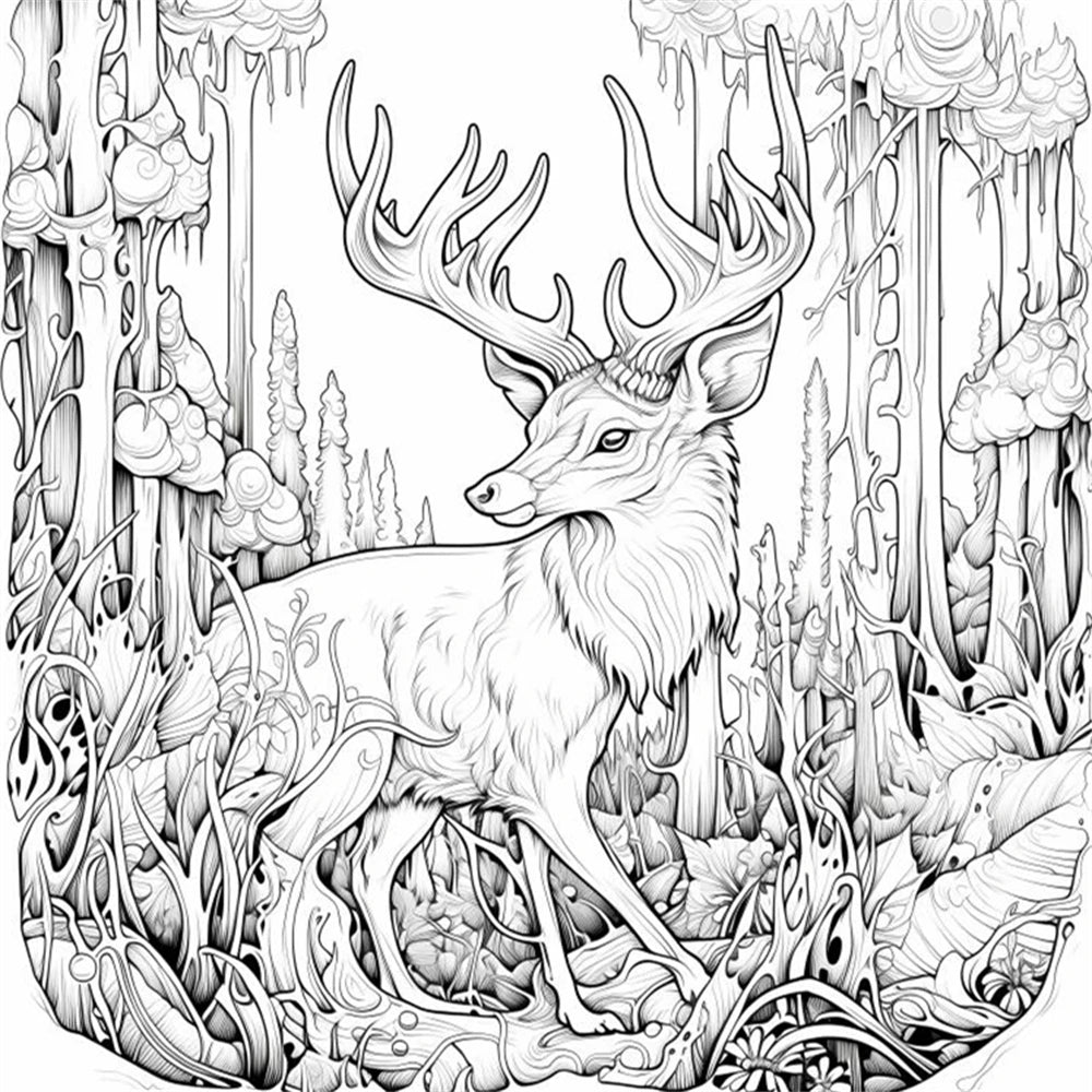 1pc Art Coloring Book 22 Page Coloring Books Gift For Birthday Party Relieve Stress Kill Time Graffiti Painting Drawing Art Book