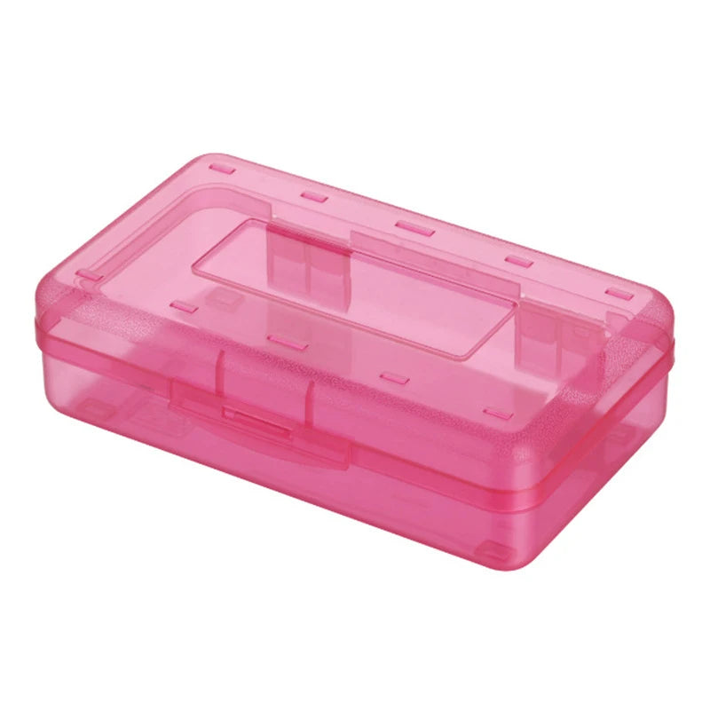 Pencil Case Large Supply Box Organizer Box Stackable Storage Box For Classroom Art School Office Supplies Home Storage