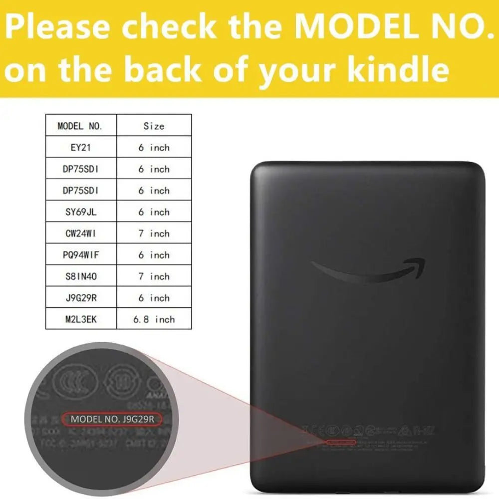 11th Generation E-book Reader Sleeve Shockproof Portable 6" Carrying Pouch Insert Cover for Kindle Paperwhite 1/2/3/4/5