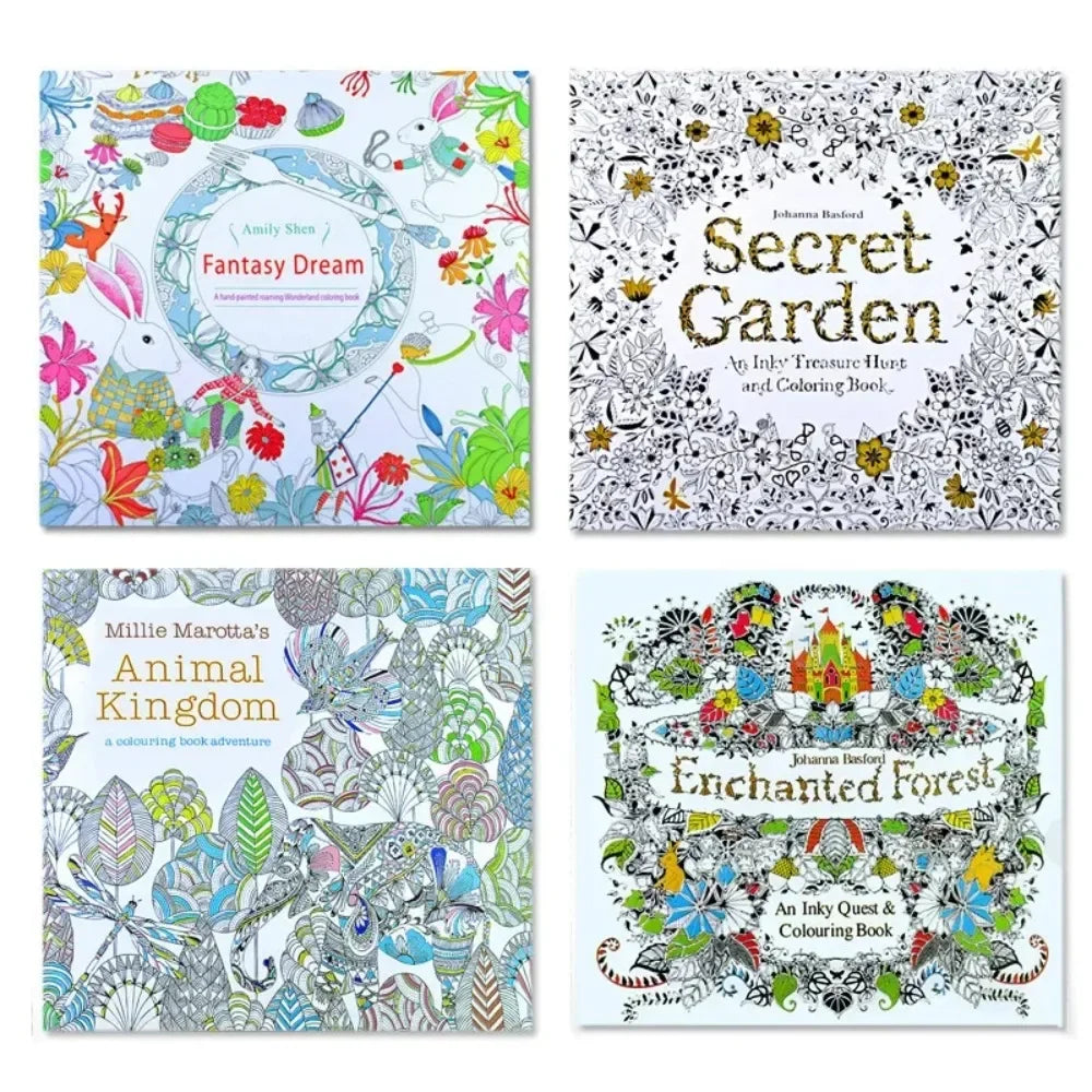 Coloring Books for Kids Adult Diy Libros Para Colorear School Craft  Drawing Cuadernos De Dibujo Art Supplies Coloring Book