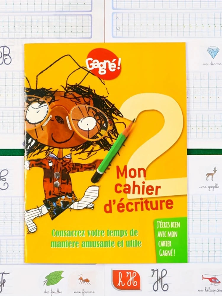 French Writing Practice Book: Learn French and Practice Writing Letters and Short Sentences