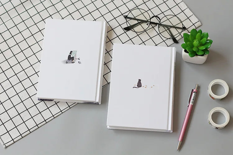 365 Planner Agenda Notebook Colorful Inner Page Illustration Yearly Daily Plan Journal Diary Book Record Life Stationery Gifts