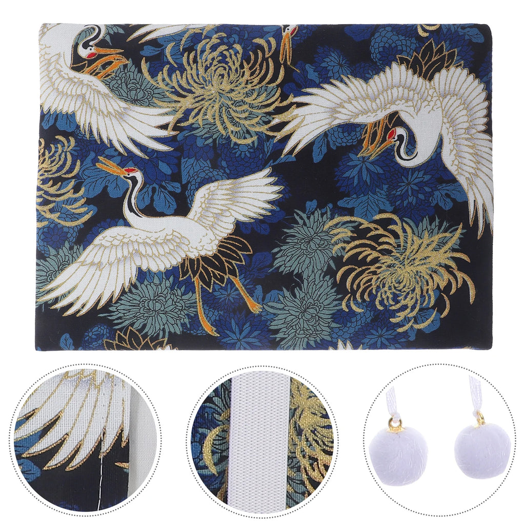 Ledger Protective Cover Ornamental Book Cloth Sleeve Delicate Adjustable Hardcover Covers Fabric Stylish Protector
