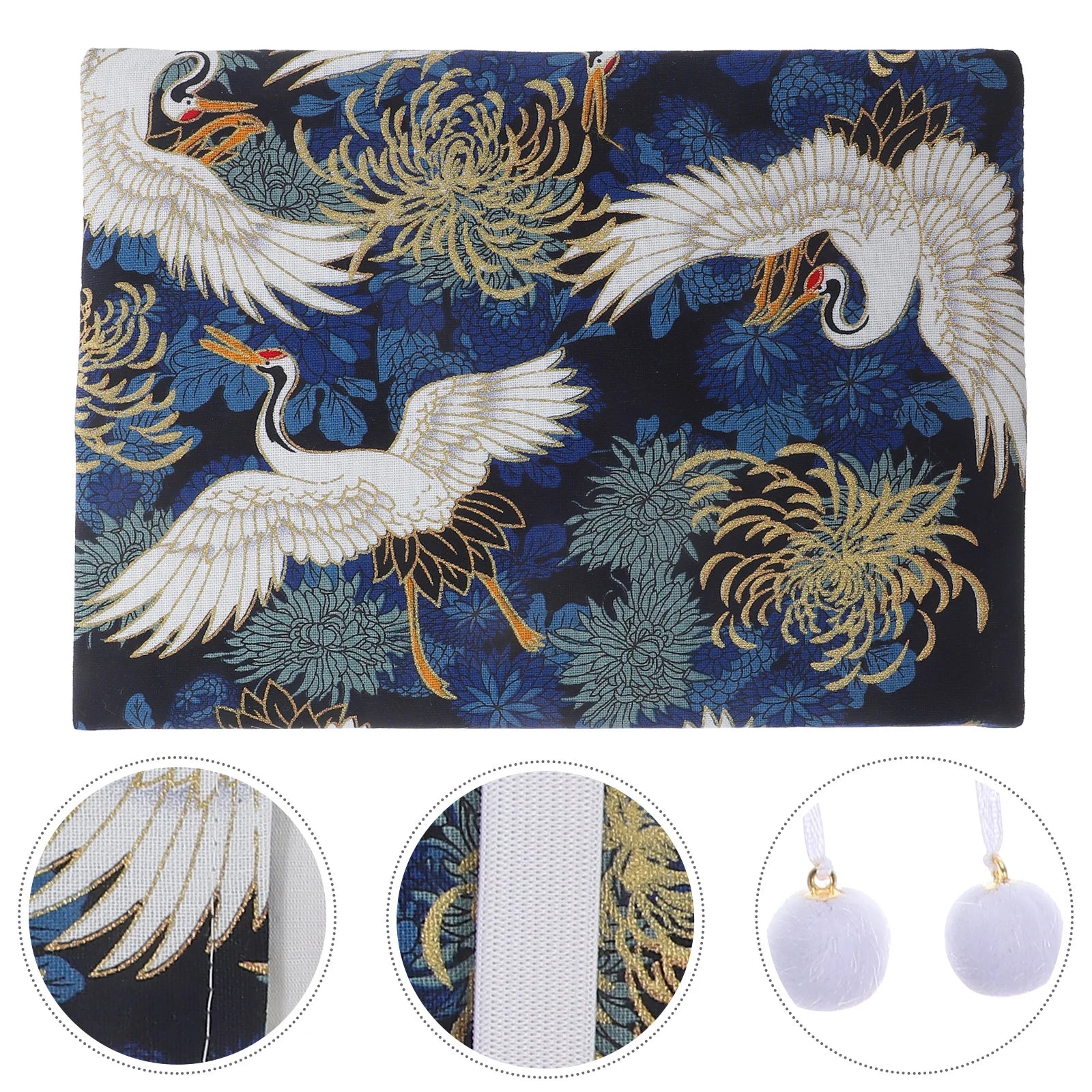Ledger Protective Cover Ornamental Book Cloth Sleeve Delicate Adjustable Hardcover Covers Fabric Stylish Protector