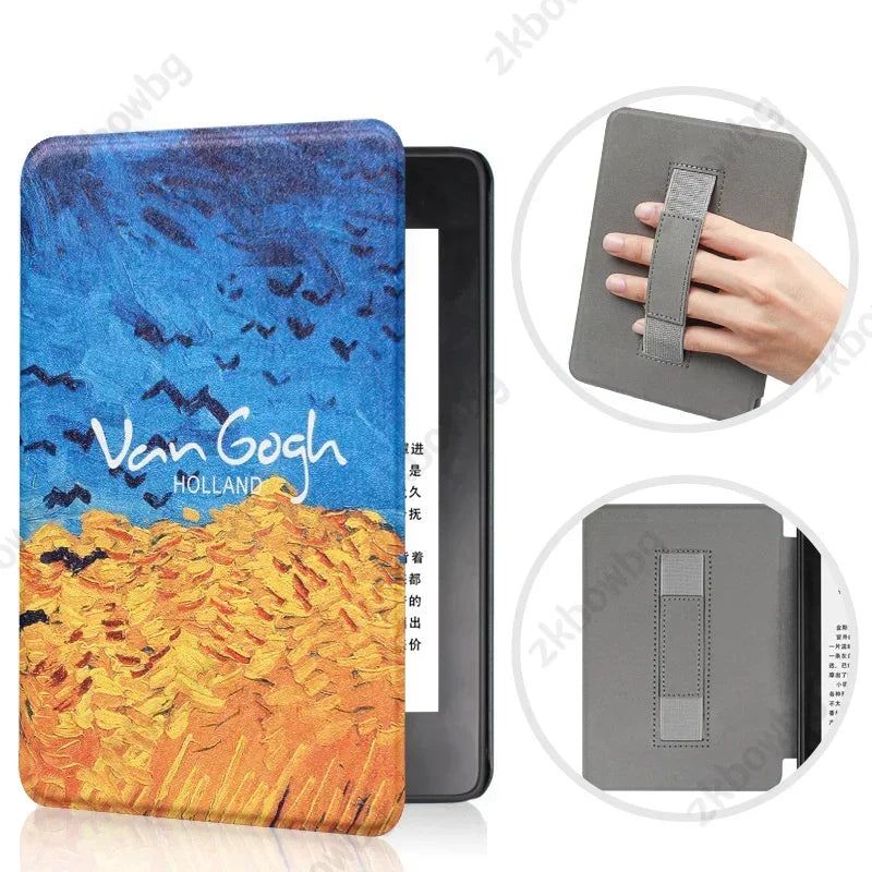 Case for Kindle Paperwhite 11th Generation 6.8 Inch 2021 Signature Edition 11th HandStrap Ebook Auto Wake Sleep M2L3EK M2L4EK