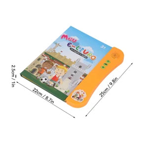 Portuguese English Sound Book Interactive Sound Book with Alphabet Numbers Animals and More for Bilingual Children Learning