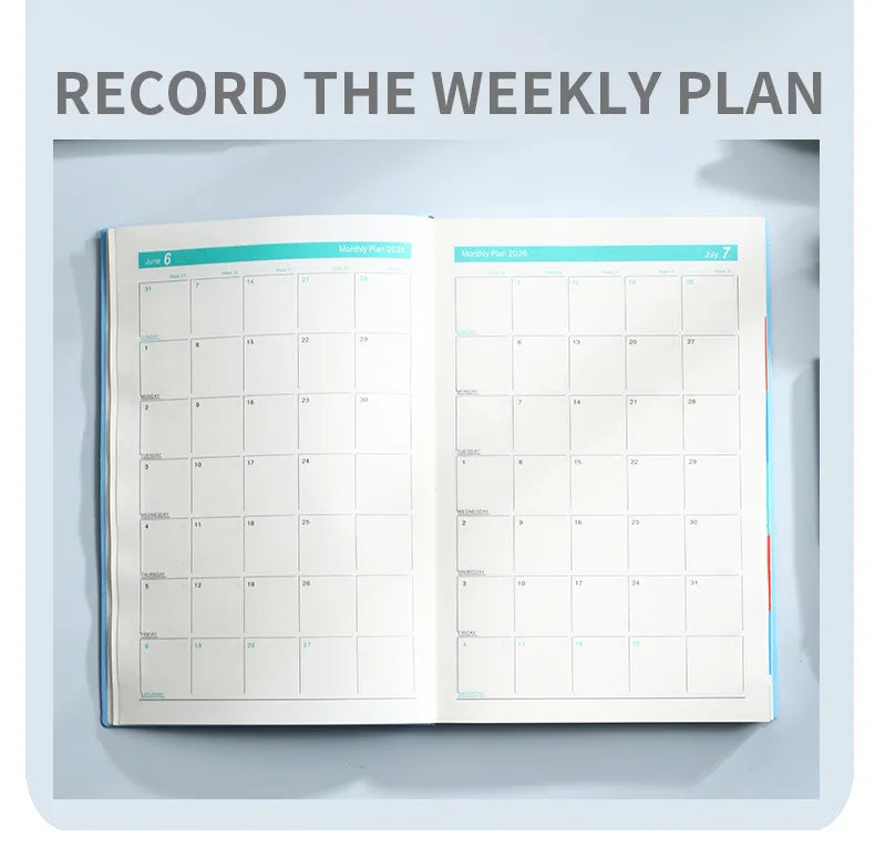 2026 A5 Daily Planner Notebook, 365 Days English Schedule Book, Productivity Journal For Work, Study And Time Management