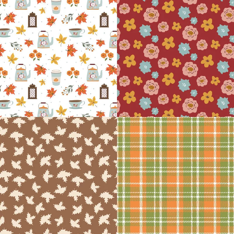 12 Sheet Scrapbooking Paper 15x15cm, Christmas Journal Planner Paper Pad Cardstock Backgrounds Card for DIY Art Craft Decoration