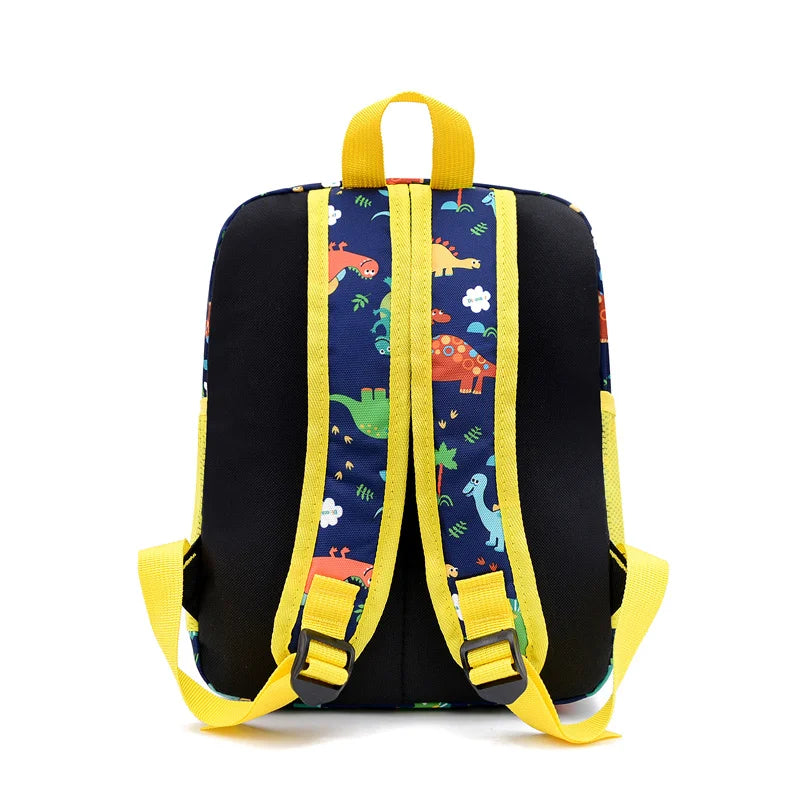 Kids Cartoon Backpack Preschool Kindergarten Bookbag Toddler School Bag for Boys Girls Dinosaurs, Large Capacity, Lightweight