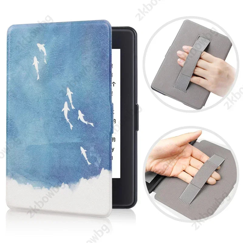 Case for Kindle Paperwhite 11th Generation 6.8 Inch 2021 Signature Edition 11th HandStrap Ebook Auto Wake Sleep M2L3EK M2L4EK