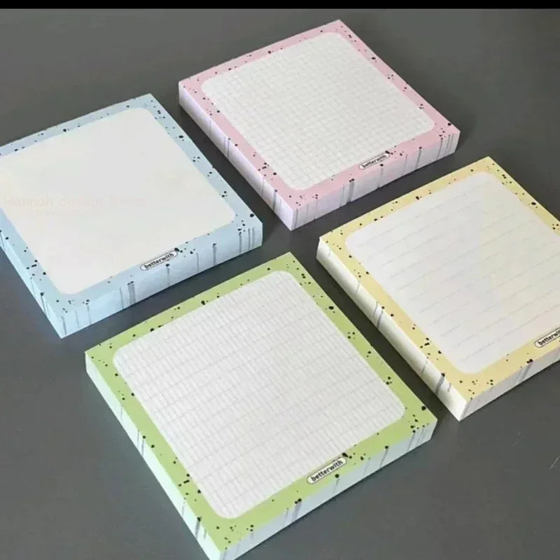 100 Pads/Pack Paper Transparent Inches Sticky Note Pads School Stationery Posted It Sticky Note Pads Planner Sticky Notes