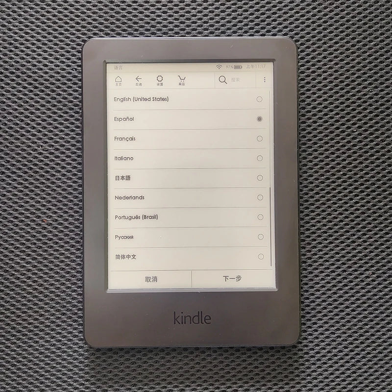 Original E-ink 6 inch Ink Kindle 8th Kindle 6th 7th E-Book Kindle E Book Reader Touch Screen Ebook Without Backlight