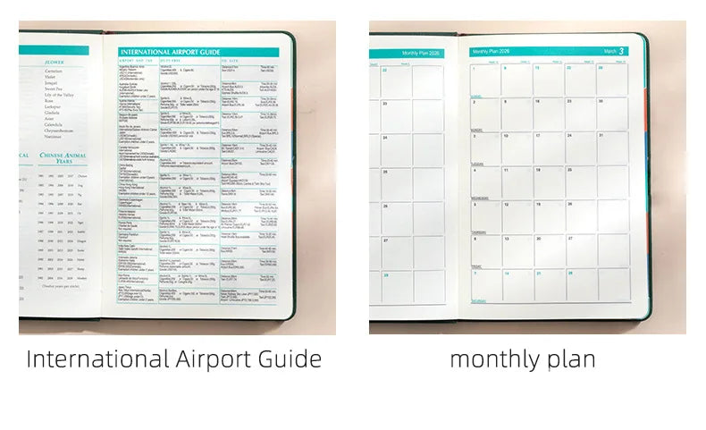 2026 Planner, Self-Discipline Calendar Planner, Weekly & Monthly Planner Layouts, 360-Page Daily Organizer,Portable Planner Book