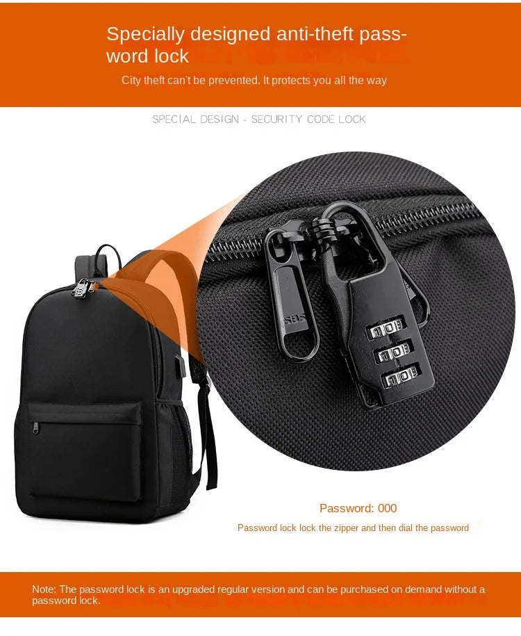 Kids Anti Theft School Backpack Set with Roblox Game Print 2 Piece Bookbag and Pencil Pouch for Boys Girls Student Backpack