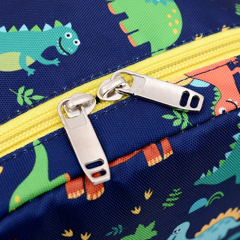 Kids Cartoon Backpack Preschool Kindergarten Bookbag Toddler School Bag for Boys Girls Dinosaurs, Large Capacity, Lightweight
