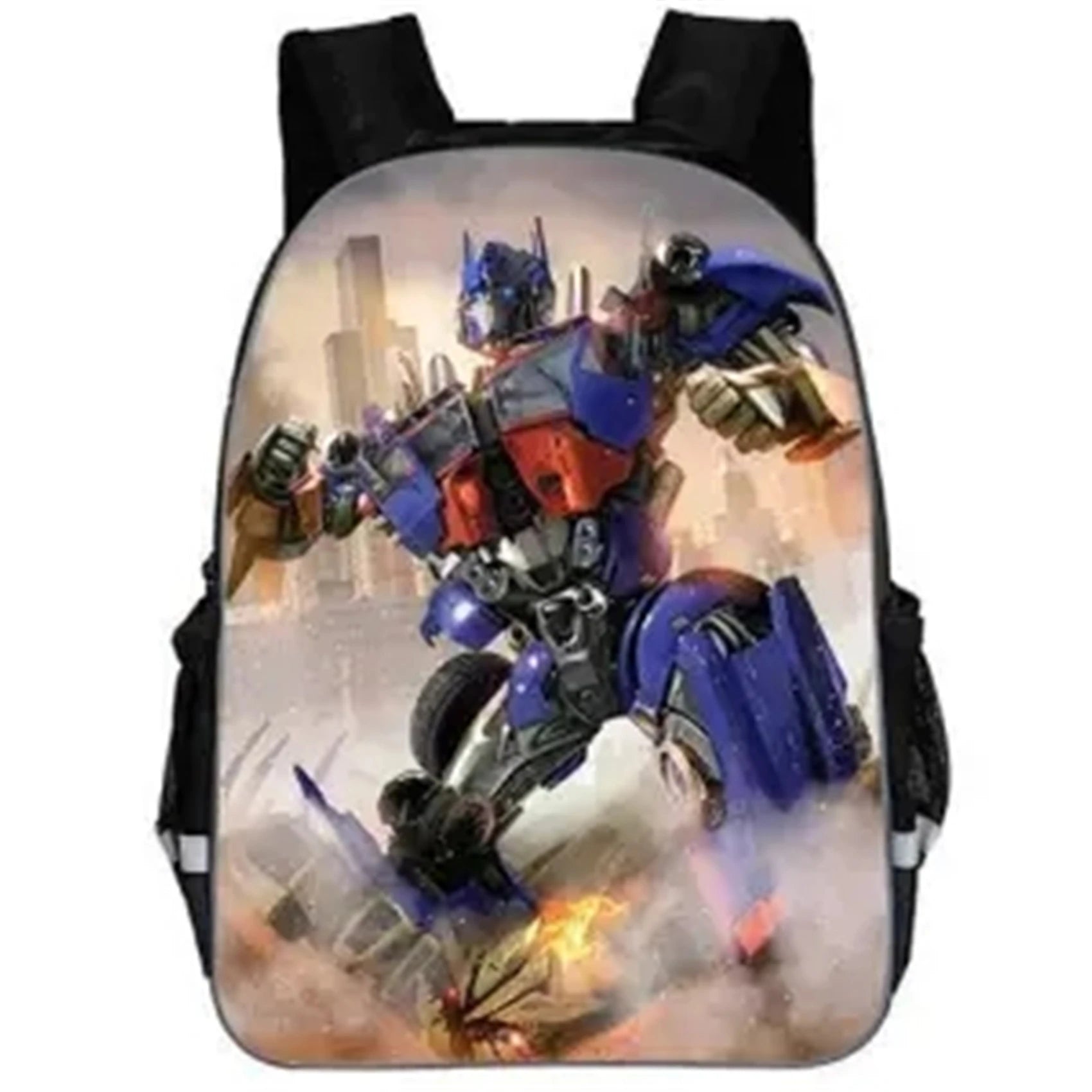 Kids T-Transformers Optimus P-Prime Backpack-Boys Back to School Bookbag-Lightweight Casual Daypack for Student