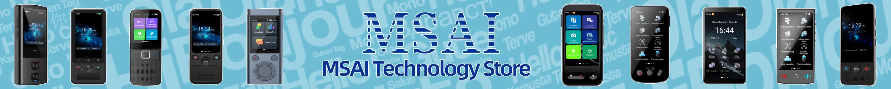 MSAI T26 160 Languages Voice Translator Online Photo 75 Languages Audio Translate 115 Offline Real Time Translation for Travel