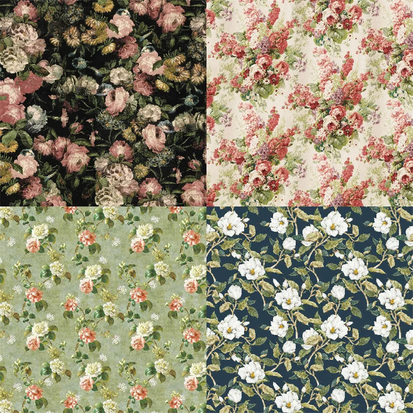 12 Sheet Scrapbooking Paper 15x15cm, Christmas Journal Planner Paper Pad Cardstock Backgrounds Card for DIY Art Craft Decoration