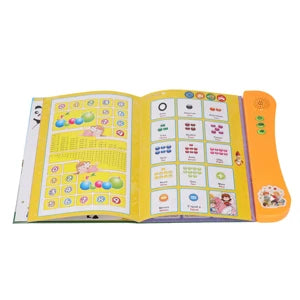 Portuguese English Sound Book Interactive Sound Book with Alphabet Numbers Animals and More for Bilingual Children Learning