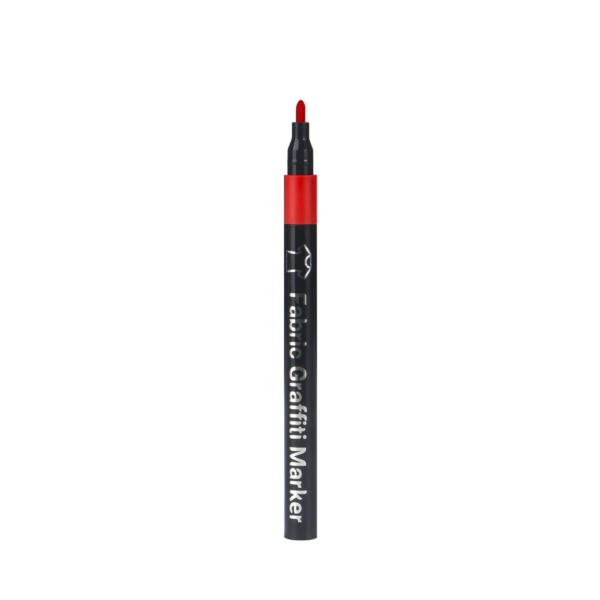 6/30 Colors Fabric Markers - Fine Tip Fabric Markers Permanent for Clothes - No Bleed Pens for T-Shirts, Bags, Textile, Canvas,