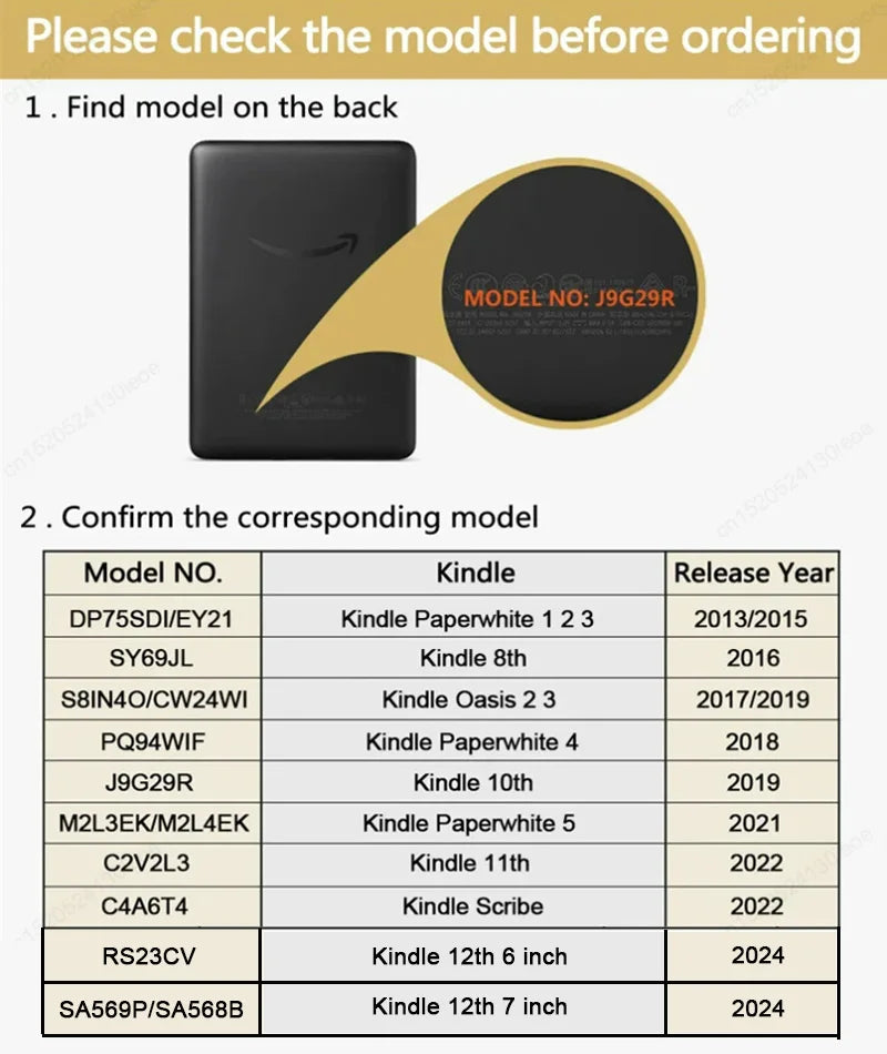 Handle Case For Kindle Paperwhite 12 12th 11th 10th 8th Generation 6 6.8 7 Inch Kindle Paperwhite 6 5 4 3 2 1 Case Pouch Cover