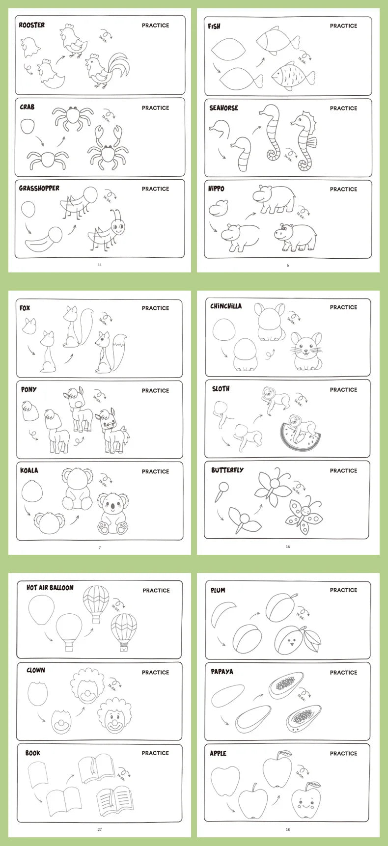 Art Learning Book for Kids - How to Draw Everything with Simple Steps, Boost Creativity & Drawing Skills